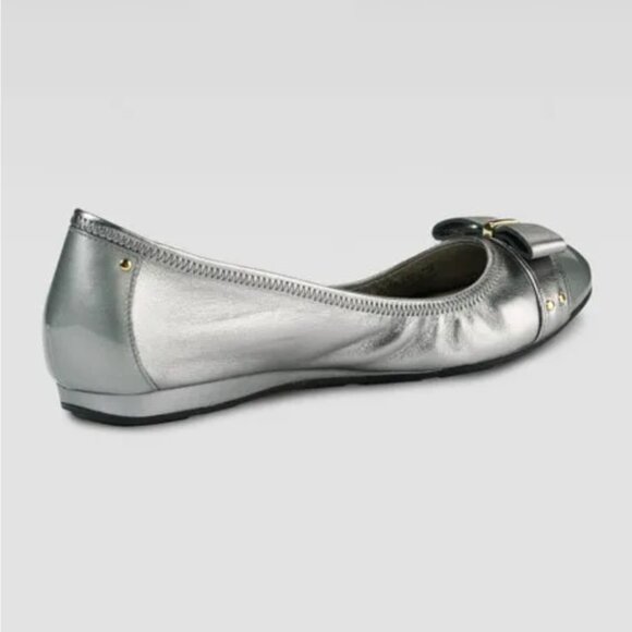 Cole Haan Silver Ballet Flats - Picture 3 of 10